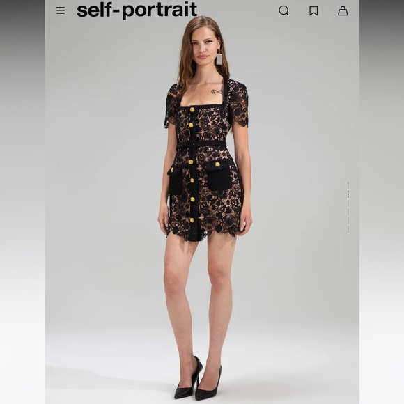 Self Portrait Lace Dress - Picture 2 of 7